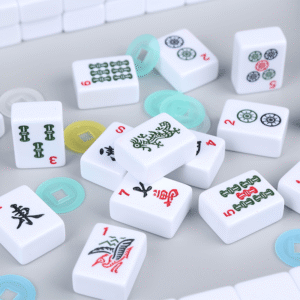 Outdoor hand-cranked melamine Japanese-style personalized creative Malaysian cross-border mahjong tiles