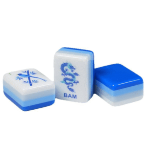 Hand-polished brand acrylic American and British style numbered personalized creative mahjong tiles, brand information available.