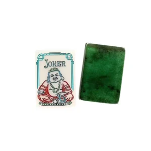 Manufacturer Supply Jiangsu American Mahjong Green Tathagata Style Acrylic Material Custom Processing Mahjong Tiles Cross-Border