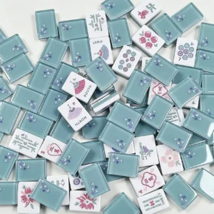 American Mahjong Tiles Set butterfly Design Large-size Acrylic Tiles Casual Tabletop Game Jiangsu Exclusively Cross-border