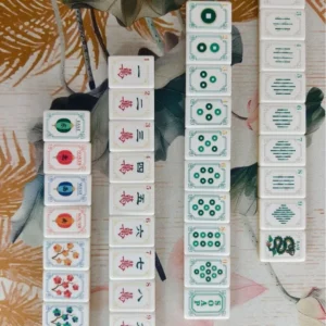 American-Style Acrylic Two-Layer Mahjong Tiles, 32MM