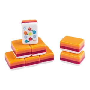 Four-layer Acrylic American Mahjong Tiles Mixed Colors Outdoor Portable Hand-Rubbed Taixing Manufacturer