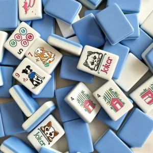 Pet-themed New American-style Three-layer Acrylic Mahjong Tiles for Chess & Card Entertainment, American Mahjong Tiles