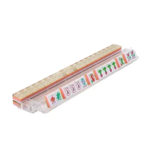 Acrylic Four-Layer Inner-Printed Taixing American Portable Hand-Played Mahjong Tiles Foreign Wholesale Manufacturer