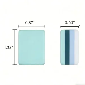 American Mahjong Tiles Light Cyan 160pcs Acrylic Mahjong Tiles 10 Joker 6 Blank Cards 4 Layered