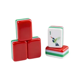 Manufacturer Wholesale Taixing American Four-Layer Acrylic Mahjong Tiles-Portable Color-Matching Hand-Played Set for Chess Card