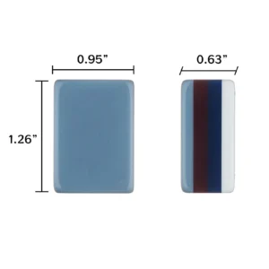 American-Style Acrylic Mahjong Tiles, Engraved Design, Gray Multi-Layer Mahjong Tiles, Portable