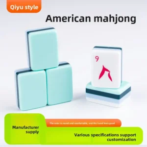 Acrylic American-style Mahjong Tiles Four-layer Color-matched Portable Taixing Foreign-style Hand-shuffled Wholesale