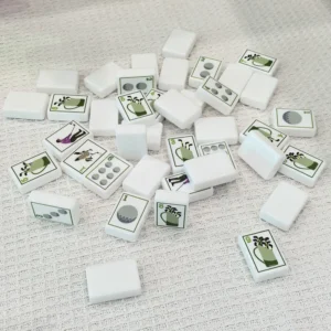 Golf-style American Mahjong Acrylic Outdoor Travel Hand-rubbed Tiles Single-layer European American Casual Entertainment