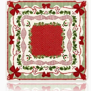 Christmas-themed American-style Mahjong Mat-absorbent, Non-slip, Stain-resistant, and Easy to Clean-for Home Entertainment