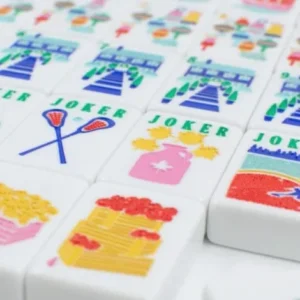 Acrylic Mahjong Set Jiangxi Featuring Exquisite Designs Cardboard Box Packagingperfect Household Item Gift
