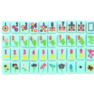 American Mahjong, High-Quality Acrylic with Exquisite Designs-Home Use and Gift Set