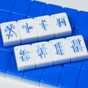 Hand-Scrubbing Brand Acrylic Mahjong Tiles American English Numbered Personalized Creative Mahjong Tiles