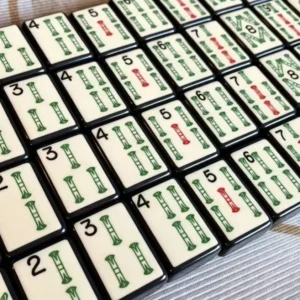 American Mahjong Tiles, High-Quality Acrylic American Mahjong Set with Exquisite Designs-Perfect for Home Use or As a Gift