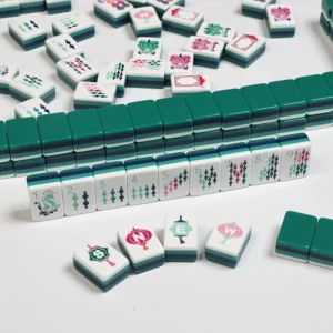 American Mahjong Tiles, Four-Layer Acrylic Portable Hand-Held Mixed-Color Mahjong Tiles American, Mahjong Tiles Sets