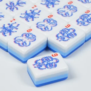 Customizable Mahjong Tiles American Set Cross-Border Four-Layer Acrylic Hand-Painted Tiles Casual Entertainment