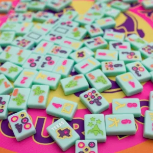 American Mahjong, High-Quality Acrylic with Exquisite Designs-Home Use and Gift Set