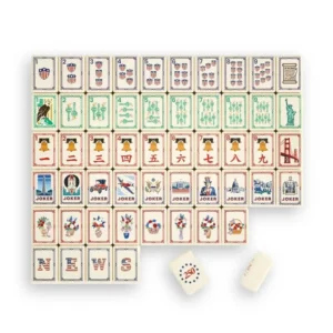 Cross-border American Mahjong 2026 Master-grade Mahjong Tiles 4-Layer Hand-shuffled Tortoiseshell Pattern Acrylic Bagged