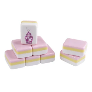 Wholesale Taixing American Mahjong Tiles Mixed-Color Portable Four-Layer Acrylic Foreign European-American Hand-Played