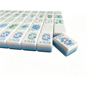 Four-layer Acrylic Ice-blue American Mahjong Tiles Portable Mini Size Outdoor Hand-playedcross-border Supply Jiangsu Taixing