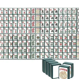 American Mahjong, High-Quality Acrylic with Exquisite Designs-Home Use and Gift Set