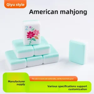 Double-layer Acrylic American Mahjong Tiles Portable Color Matching Foreign Outdoor Hand Taixing Manufacturers