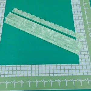 American Mahjong Pushing Ruler 20-inch Transparent Acrylic Sorting Ruler for Chess & Card Games 1 Piece