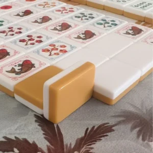 American-Style Acrylic Two-Layer Mahjong Tiles, 32MM
