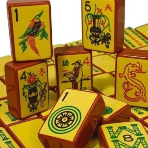 American Mahjong, High-Quality Acrylic with Exquisite Designs-Home Use and Gift Set