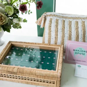 Exquisitely Designed American Mahjong Home Use and Gift Set, 160 Tiles
